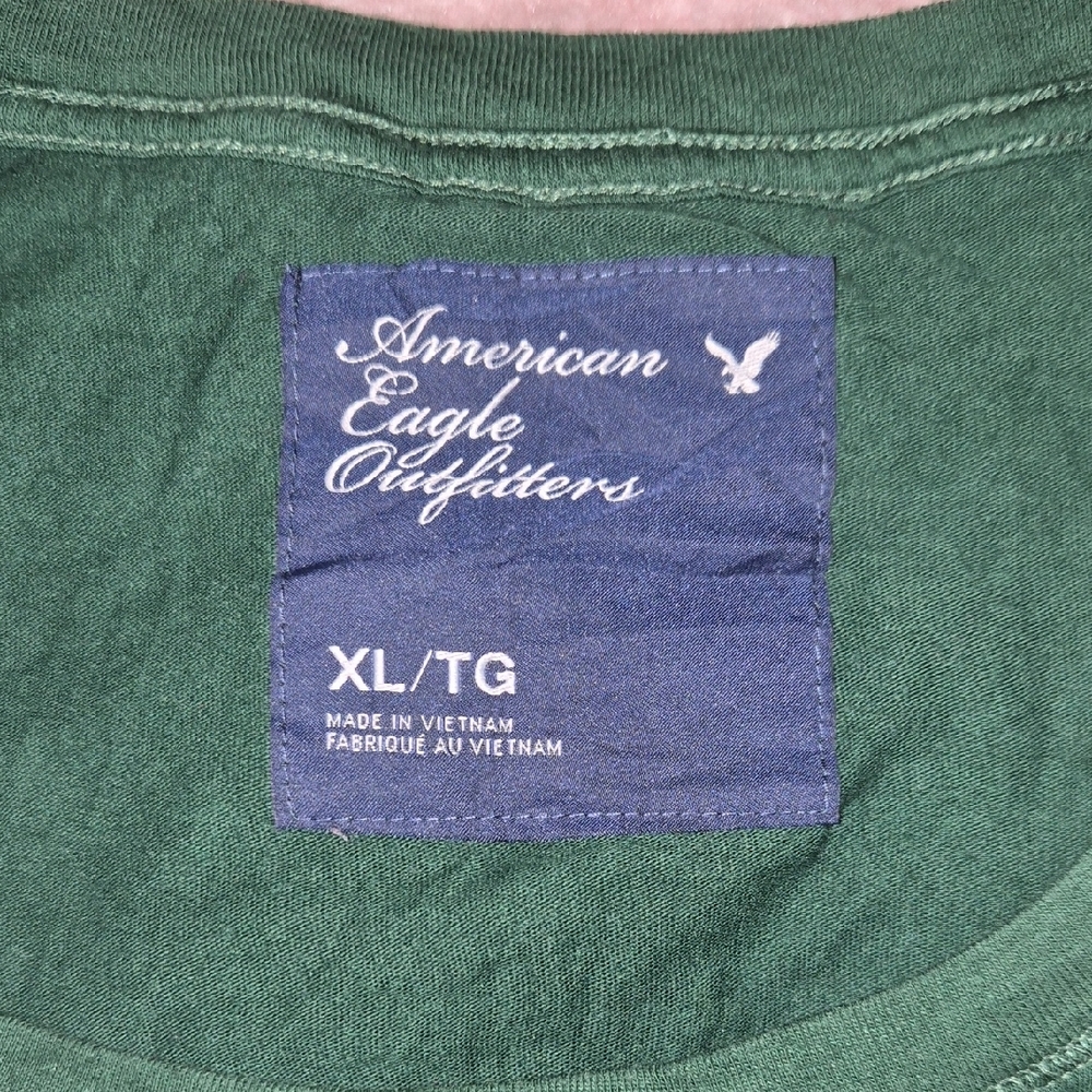 American Eagle Outfitters Forest Green Tee View 2
